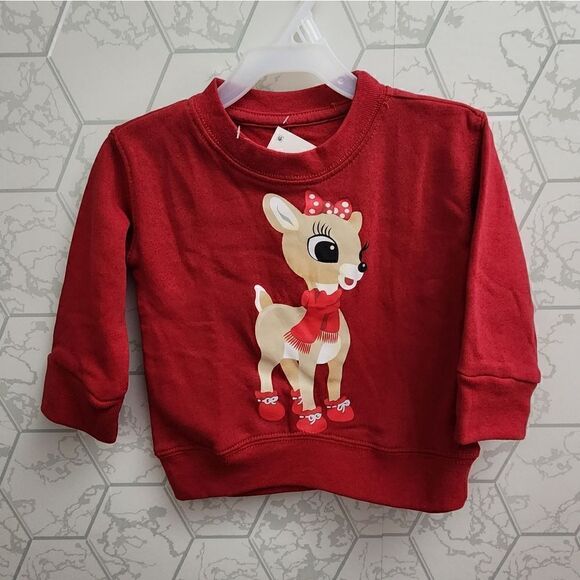 Clarice 3T Rudolph The Red-nosed Reindeer Christmas sweatshirt - Picture 2 of 3